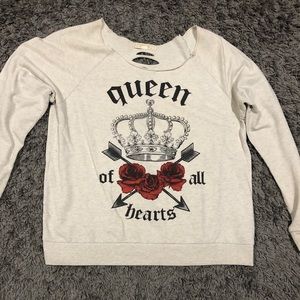 F21 Distressed Sweater